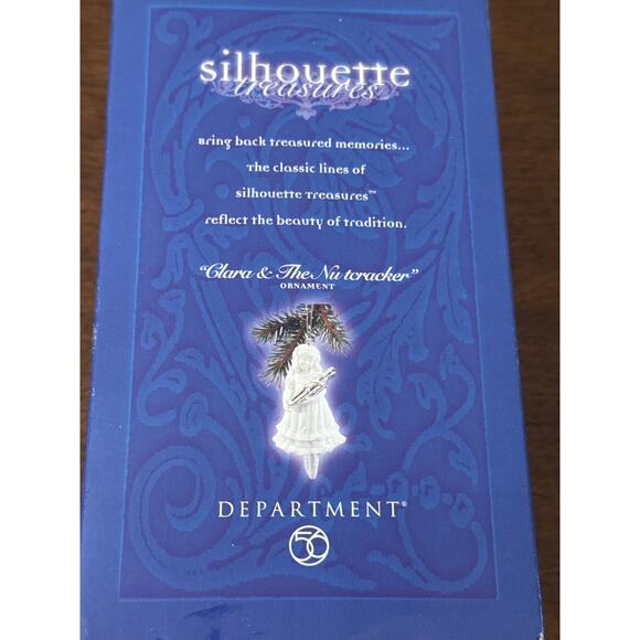 Department 56 Silhouette Treasures Clara and the Nutcracker Ornament - Picture 3 of 4